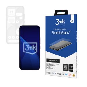 Vidro híbrido irrompível para Nothing Phone (4a) - 3mk FlexibleGlass