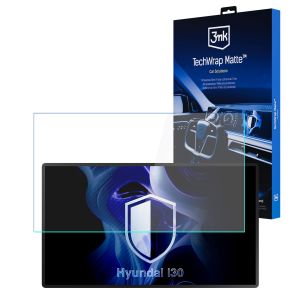 Película de proteção mate para ecrã de navegação para Hyundai i30 2023 – 3mk TechWrap Matte™ Center Display