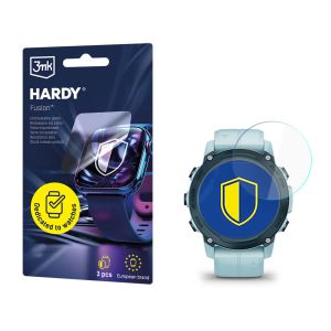 Vidro híbrido para smartwatch Garmin Descent G1 / G1 Solar - 3mk HARDY® Fusion Watch Protection™