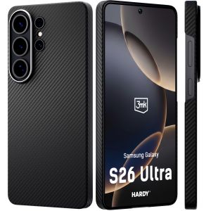 Capa de fibra de aramida com MagSafe para Samsung Galaxy S26 Ultra - 3mk HARDY® Aramid MagCase™