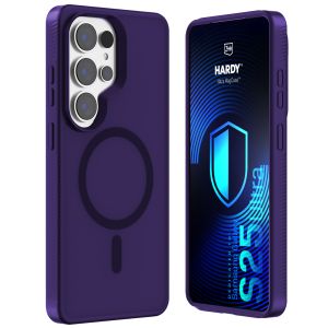 Capa fumada com MagSafe para Samsung Galaxy S25 Ultra – 3mk HARDY® Hazy MagCase™ Purple