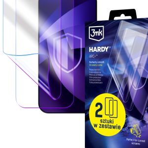 2x Película de proteção para Poco X8 Pro Max - 3mk HARDY® ARC+