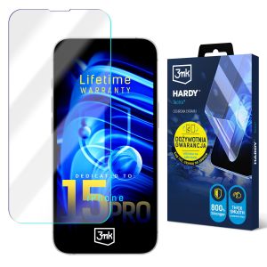 Película super resistente para Apple iPhone 15 Pro - 3mk HARDY® Tectra™ (garantia vitalícia)