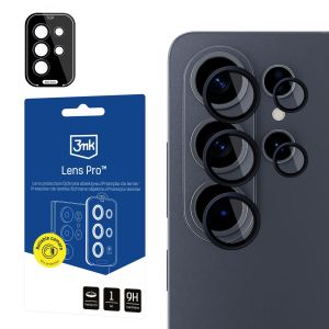 Vidro temperado para a lente da câmara para Samsung Galaxy S26 Ultra 3mk Lens Protection Pro Black