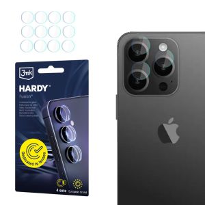 Vidro para lente da câmara para Apple iPhone 15 Pro - 3mk HARDY® Fusion Lens Protection™