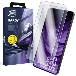 2x Vidro híbrido para Samsung Galaxy S25 - 3mk HARDY® Fusion™