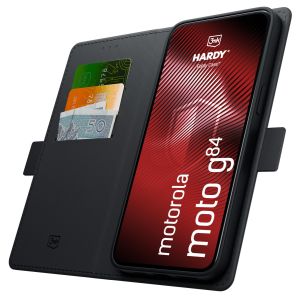 Capa com aba para Motorola Moto G84 5G – 3mk HARDY® Foldy Case™
