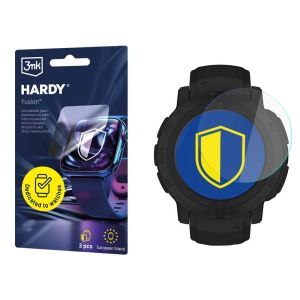 Vidro híbrido para smartwatch Garmin Instinct 2/Solar - 3mk HARDY® Fusion Watch Protection™
