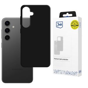 Capa de silicone para Samsung Galaxy S24 - 3mk HARDY® Mellow Case™ Black