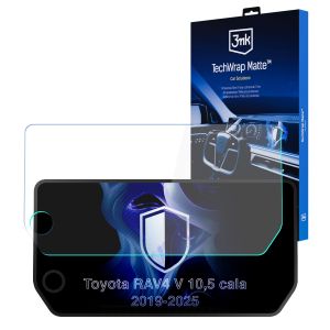 Película de proteção mate para ecrã de navegação para Toyota Corolla 2019-22 – 3mk TechWrap Matte™ Center Display