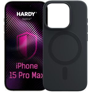 Capa flexível com MagSafe para Apple iPhone 15 Pro Max – 3mk HARDY® Haptica MagCase™