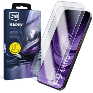 2x Vidro híbrido para Poco F9 Ultra - 3mk HARDY® Fusion™