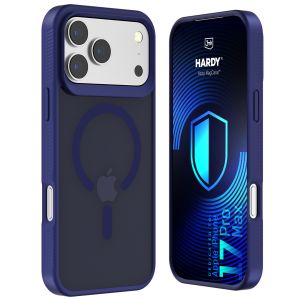Capa fumada com MagSafe para Apple iPhone 17 Pro Max/ 18 Pro Max – 3mk HARDY® Hazy MagCase™ Blue