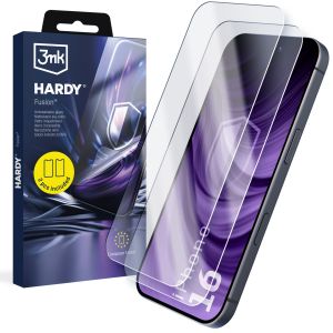 2x Vidro híbrido para Apple iPhone 16 - 3mk HARDY® Fusion™