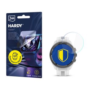 Vidro híbrido para smartwatch Garmin Approach S70 42mm - 3mk HARDY® Fusion Watch Protection™