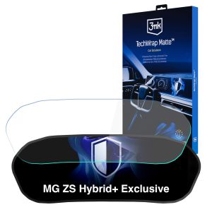 Película protetora mate para o ecrã do painel de instrumentos de MG ZS Hybrid+ Exclusive - 3mk TechWrap Matte Cluster™