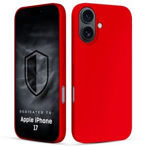 Capa de silicone para Apple iPhone 17 - 3mk HARDY® Mellow Case™ Red