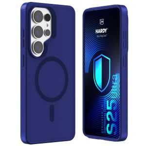 Capa fumada com MagSafe para Samsung Galaxy S25 Ultra – 3mk HARDY® Hazy MagCase™ Blue