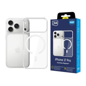 Capa resistente com MagSafe para Apple iPhone 17 Pro - 3mk EverClear MagCase