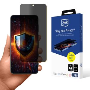 Película de Priveacidade com filtro de privacidade Samsung Galaxy M56 - 3mk Silky Matt Privacy
