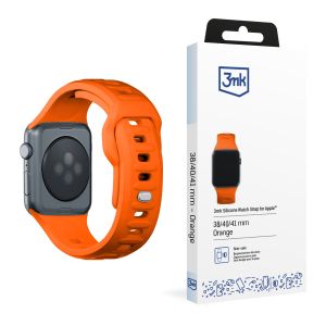 Bracelete para 38/40/41/42 mm Orange (small) - Bracelete de Silicone para relógio 3mk