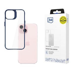 Capa para Apple iPhone 15 - 3mk Satin Armor Case+ Blue