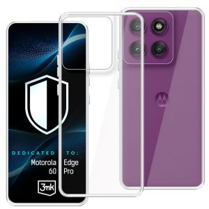 Capa transparente para Motorola Edge 60 Pro – 3mk HARDY® Vision Case™