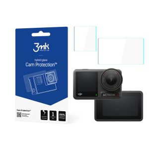 Vidro de proteç?o para DJI Osmo Action 4 - proteç?o de Câmera 3mk