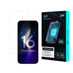 Película de proteç?o para Apple iPhone 16 Pro -proteç?o de ecr? 3mk 1UP (3 unidades)