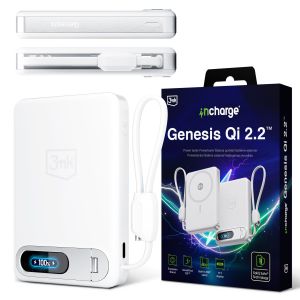 Powerbank 10 000 mAh com MagSafe USB-C PD45W 3mk Genesis™ White