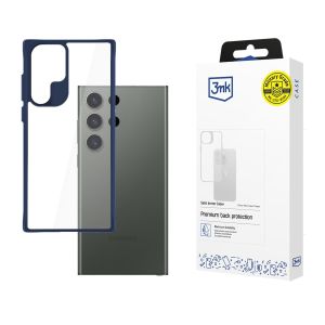 Capa para Samsung Galaxy S24 Ultra - 3mk Satin Armor Case+ Blue