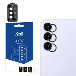 Vidro temperado para a lente da câmara para Samsung Galaxy S25 FE - 3mk Lens Protection Pro Black