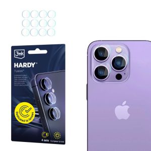 Vidro para lente da câmara para Apple iPhone 14 Pro/14 Pro Max - 3mk HARDY® Fusion Lens Protection™