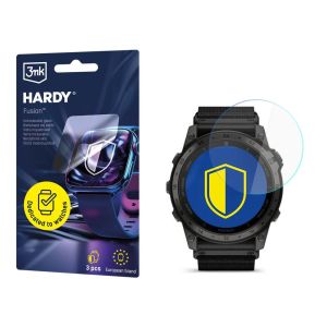 Vidro híbrido para smartwatch Garmin Tactix 7 AMOLED Edition - 3mk HARDY® Fusion Watch Protection™