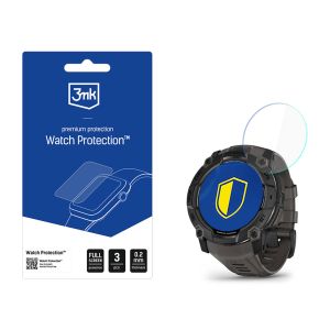 Vidro de proteç?o para ecr? do smartwatch Garmin Instinct 3 50mm (Amoled, Solar) - proteç?o Watch 3mk