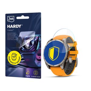 Vidro híbrido para smartwatch Garmin Fenix 8 Amoled 47mm  - 3mk HARDY® Fusion Watch Protection™