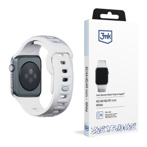 Bracelete para 42/44/45/46/49 mm White (big) - Bracelete de Silicone para relógio 3mk