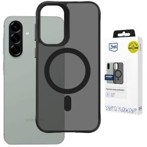 Capa fumada com MagSafe para Samsung Galaxy A36/A56 – 3mk HARDY® Hazy MagCase™ Black