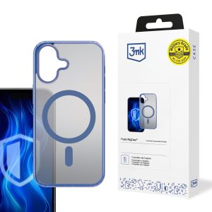 Capa para Apple iPhone 16 - 3mk Frosty MagCase Blue