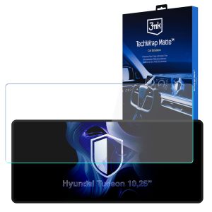 Película de proteção mate para ecrã de navegação para Hyundai Tucson 10,25 inches (2020-2024) – 3mk TechWrap Matte™ Center Display