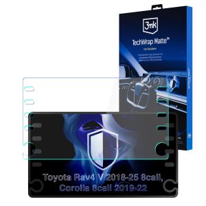 Película de proteção mate para ecrã de navegação para Toyota RAV4 V 2018- – 3mk TechWrap Matte™ Center Display