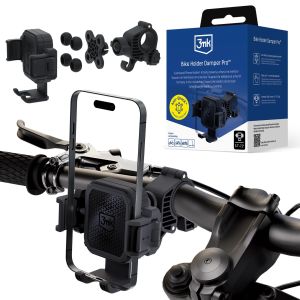 Suporte amortecido para telemóvel para bicicleta/MTB/motociclo 3mk Bike Holder Damper Pro™