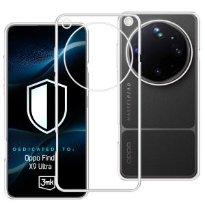Capa transparente para Oppo Find X9 Ultra – 3mk HARDY® Vision Case™