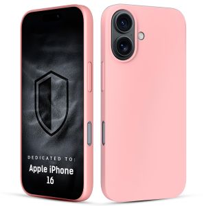 Capa de silicone com MagSafe para Apple iPhone 16 - 3mk HARDY® Mellow MagCase™ Pink