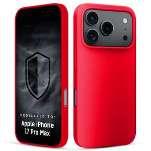 Capa de silicone para Apple iPhone 17 Pro Max - 3mk HARDY® Mellow Case™ Red