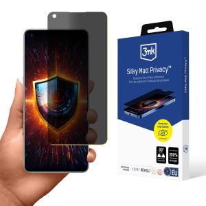 Película de Priveacidade com filtro de privacidade Realme GT 2 Pro - 3mk Silky Matt Privacy