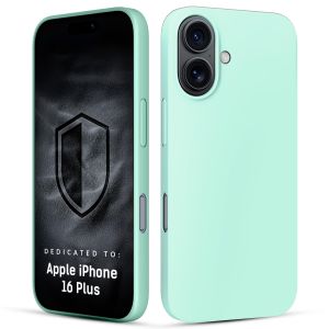 Capa de silicone com MagSafe para Apple iPhone 16 Plus - 3mk HARDY® Mellow MagCase™ Teal