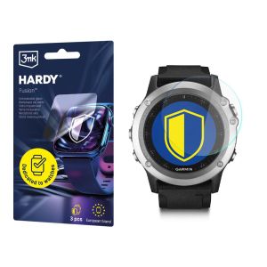 Vidro híbrido para smartwatch Garmin Fenix 3 - 3mk HARDY® Fusion Watch Protection™