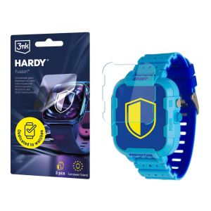 Vidro híbrido para smartwatch Garett Kids Star 4G RT - 3mk HARDY® Fusion Watch Protection™