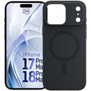 Capa flexível com MagSafe para Apple iPhone 17 Pro Max/ 18 Pro Max - 3mk HARDY® Haptica MagCase™